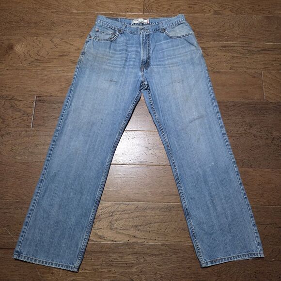 Levi's Other - VTG Levis 569 Loose Straight Baggy Denim Y2K Jeans (36x32) 36x34 Distressed